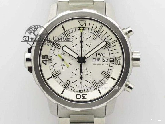 MIROTIME 0310 SmartChoice Mark XVIII IW327006 Titanium M+F 1:1 Best Edition Black Dial on Brown Leather Strap A 7145